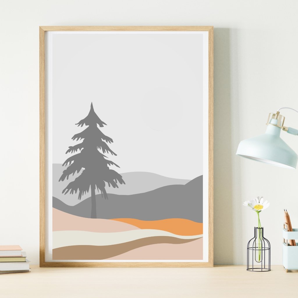 Abstract Landscape Wall Art set of 3 Print for Living Room - Image 5