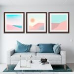 Pink Desert Wall Art