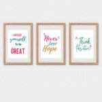 Positive affirmation Wall Art