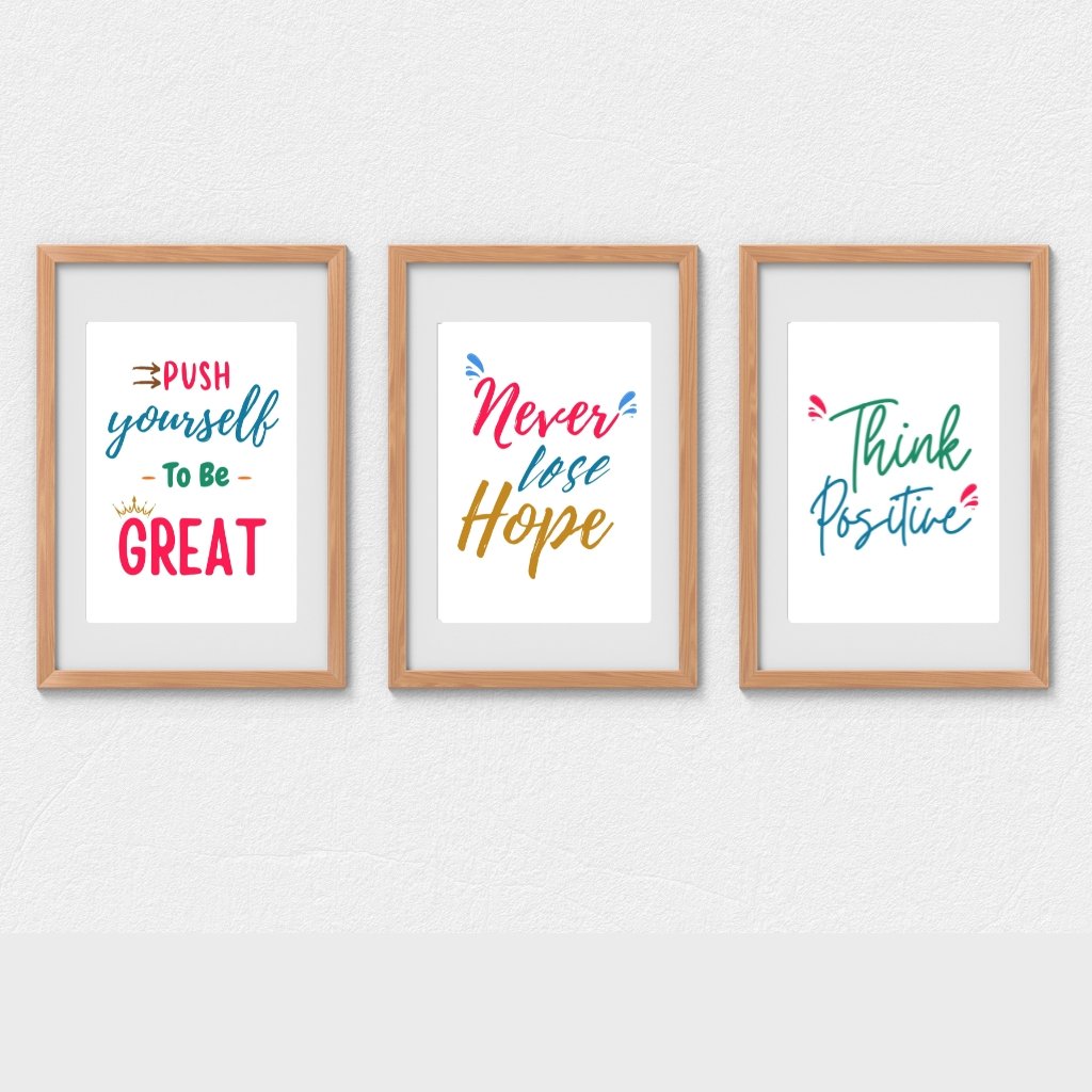 Positive affirmation Wall Art