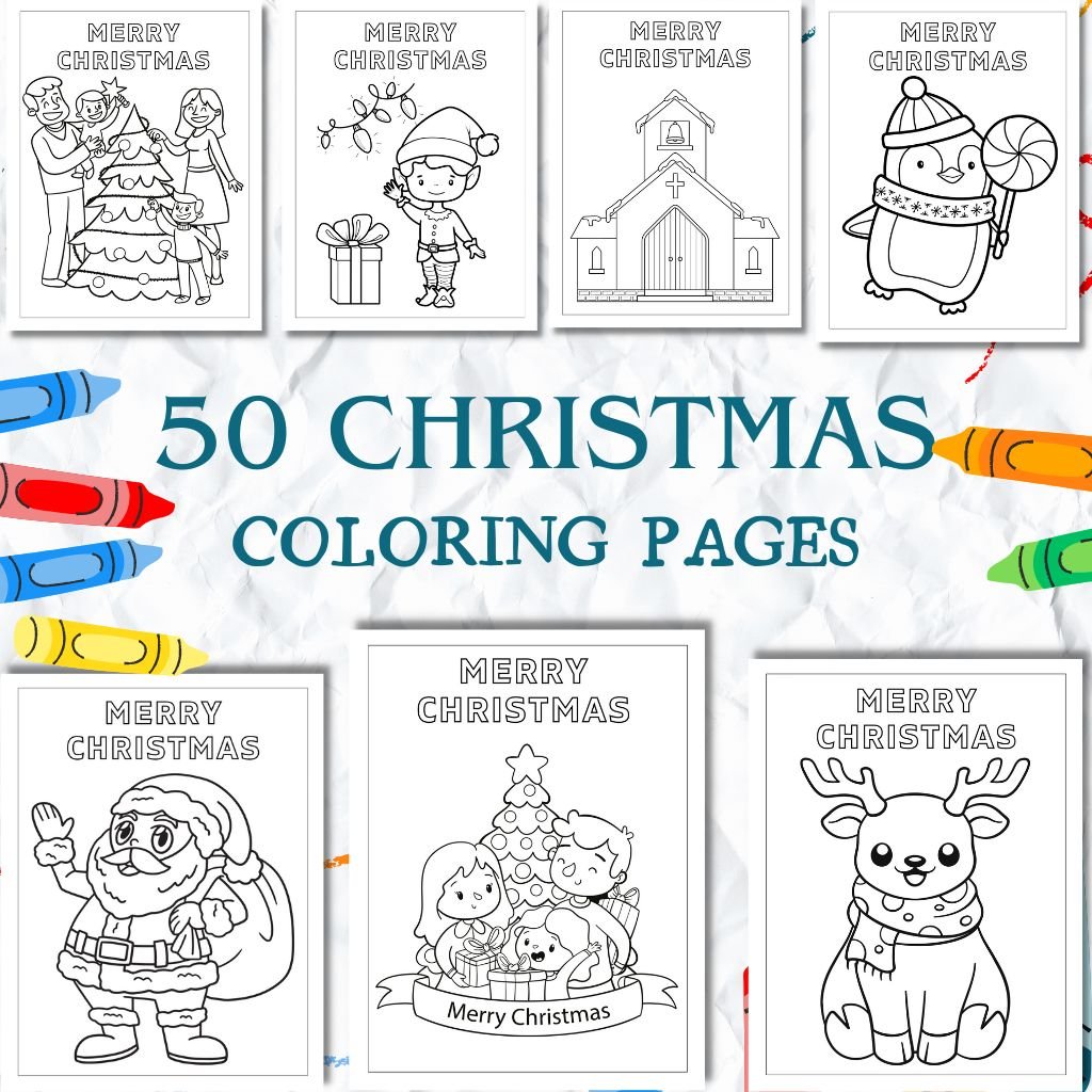 Christmas Coloring Pages for kids