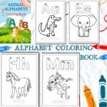 Alphabet Animals Coloring Pages