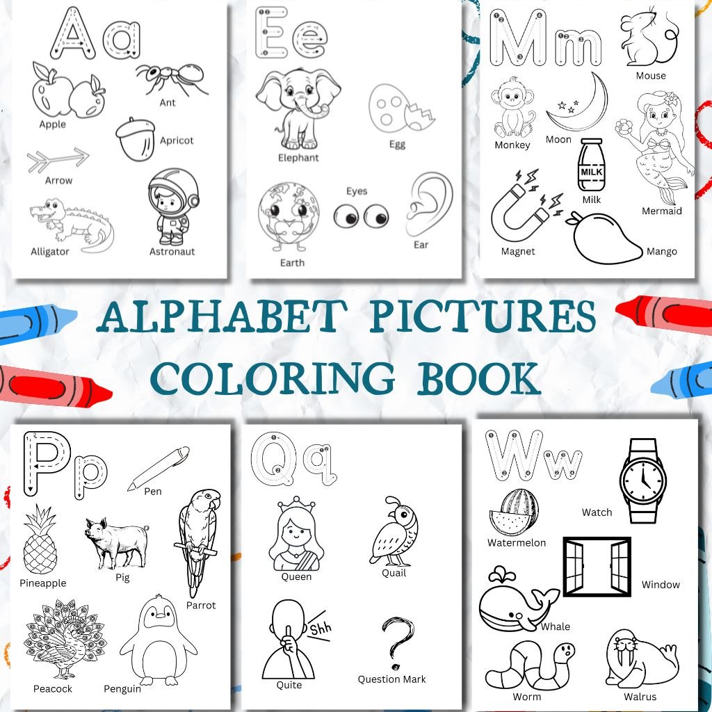 Alphabet Coloring Pages