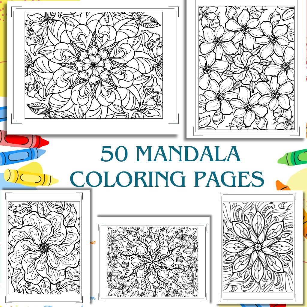 Mandala Art Coloring Pages
