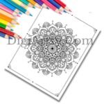 Flower Mandalas Coloring Pages