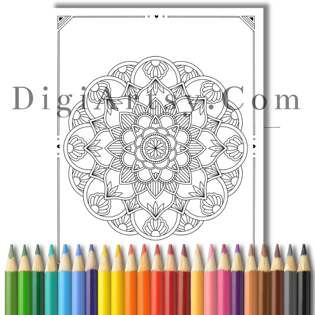 Adult Digital Coloring Book