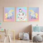 Rainbow Unicorn Prints for Toddler