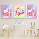 Unicorn nursery wall art print