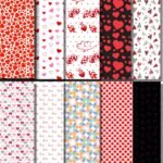 Valentine Day digital paper