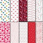 Valentine digital paper