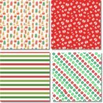 Christmas Digital Scrapbook Paper