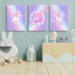 Unicorn Prints for Girls Bedroom