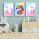 Unicorn Baby Nursery Wall Art