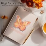 painted butterfly clipart