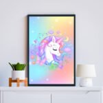 Set of 3 unicorn prints