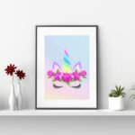 Printable unicorn art