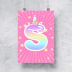 Unicorn playroom Wall Art