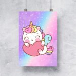 Unicorn printable wall art