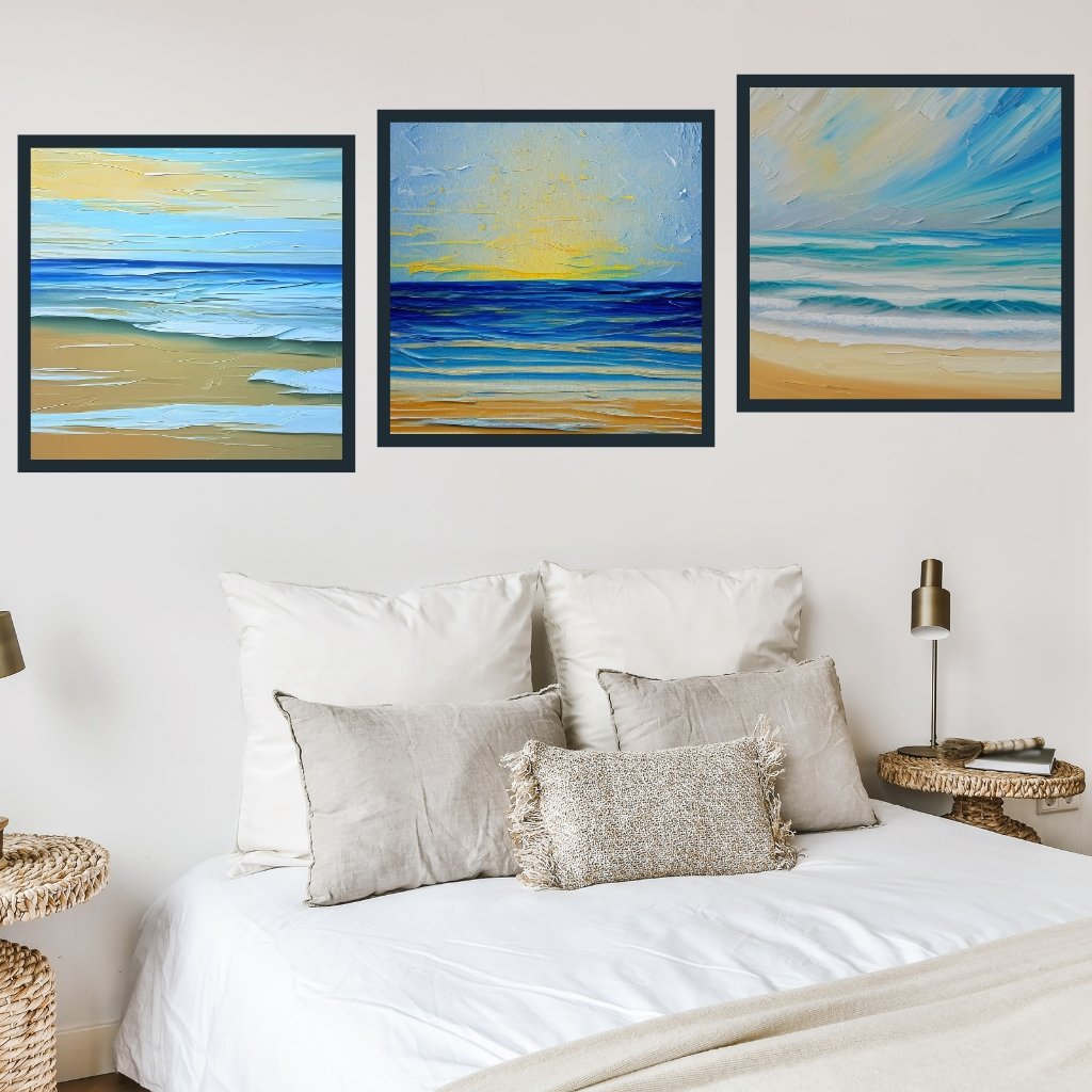 Ocean Wall Art, Ocean Print, Beach Poster, Night Ocean, Nautical Print, Sea Poster