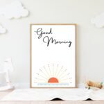 Boho Sun and Moon print set of 2
