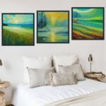 Brush stroke abstract art
