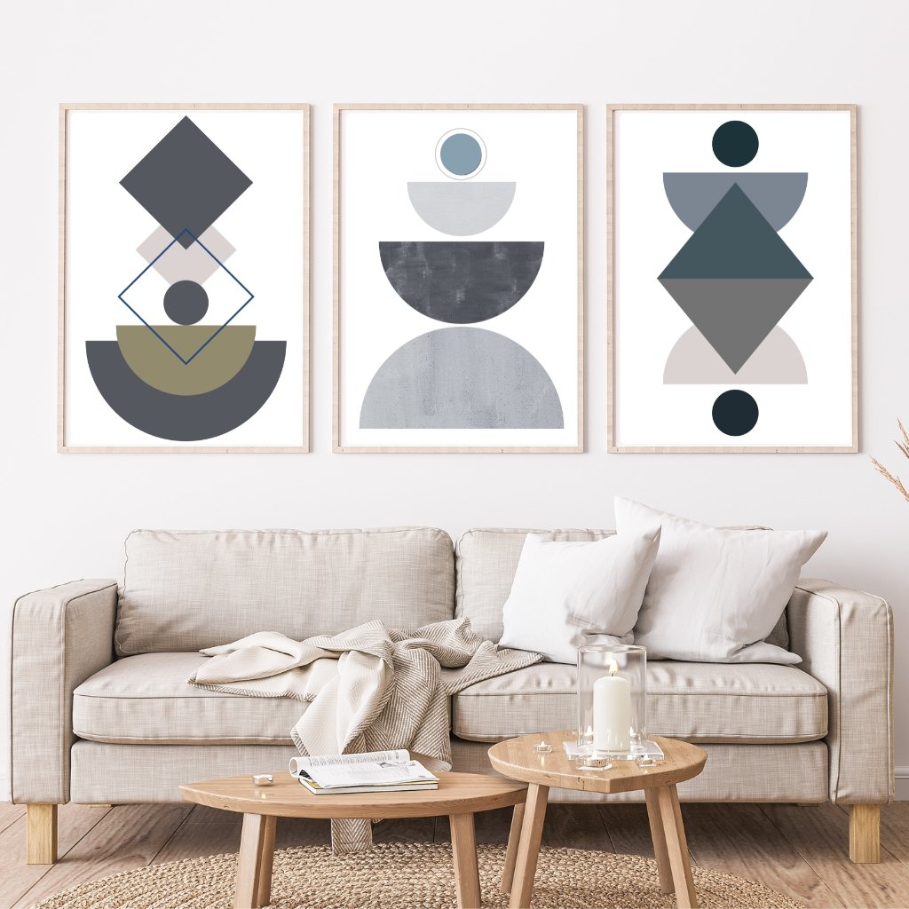 Geometric Shapes Printables Set of 3