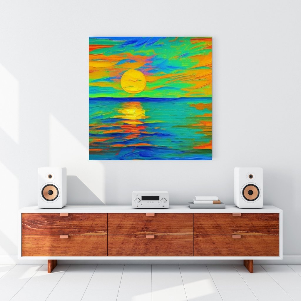 Large Abstract Landscape Print