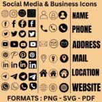 Social Media Icons PNG