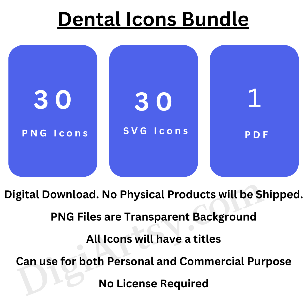 Dental Icons PNG