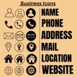 Business Card Icons Transparent