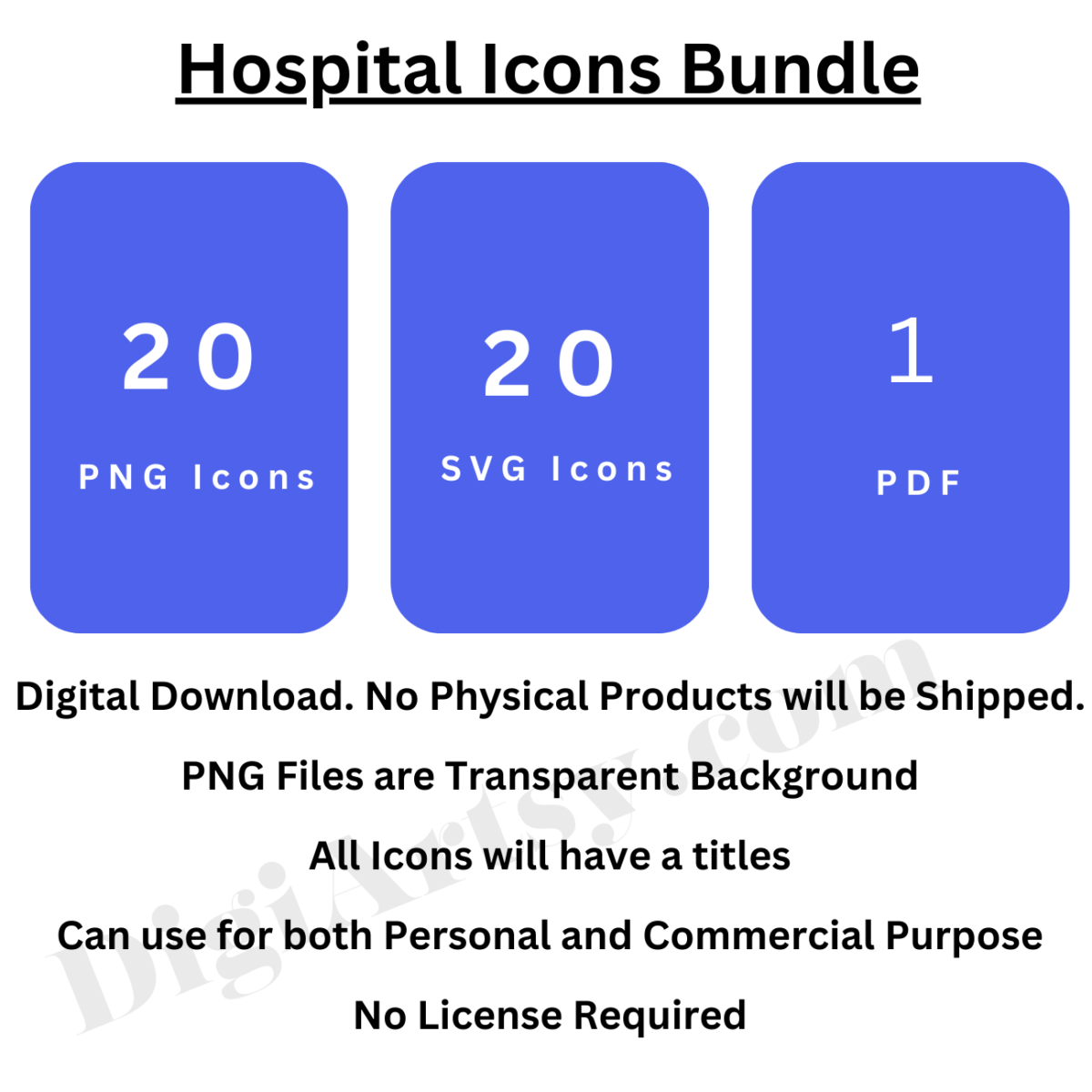 Hospital Icons PNG