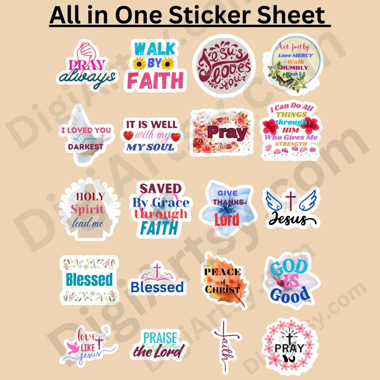 Bible stickers Png