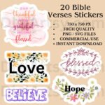 Bible Verses Stickers PNG