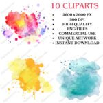 Alcohol Ink Clipart