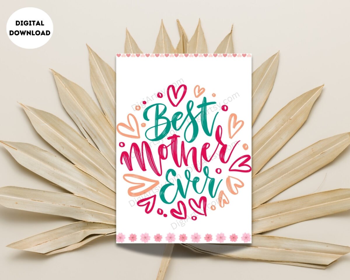 Printable Mother's Day Greeting Card