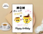 Happy Birthday Card for Mom | Mother's Day Card | Always be My Best Tea