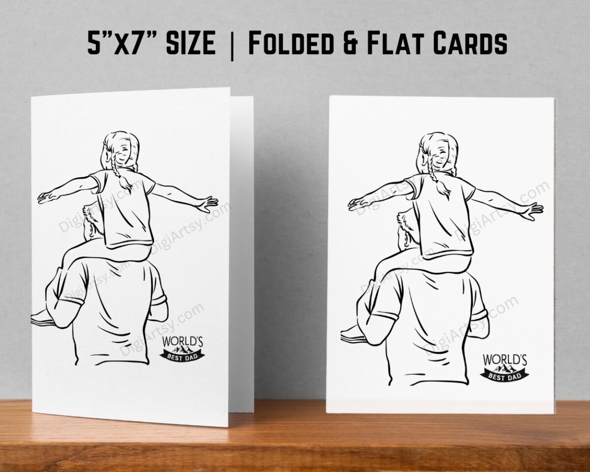 Printable Birthday card for Dad