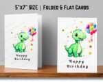 Happy Birthday Green Dino