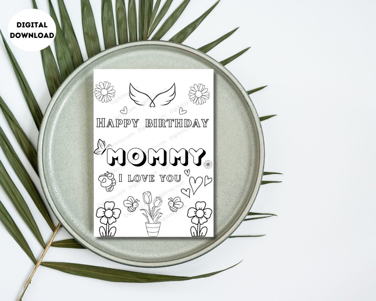 Mom Card for Birthday | Happy Birthday Card for Mom | Happy Birthday Mommy