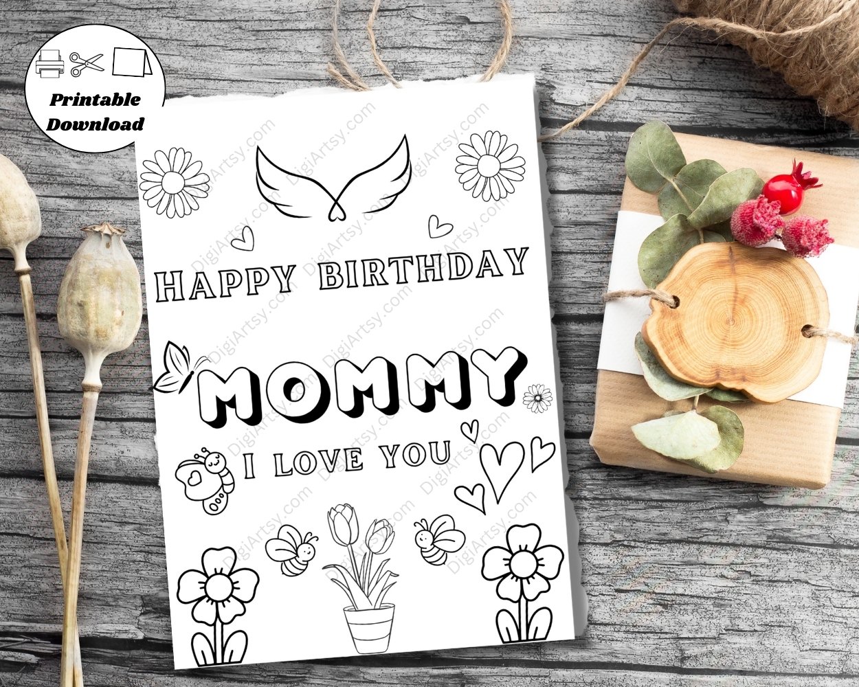 Mom Card for Birthday | Happy Birthday Card for Mom | Happy Birthday Mommy - Image 2