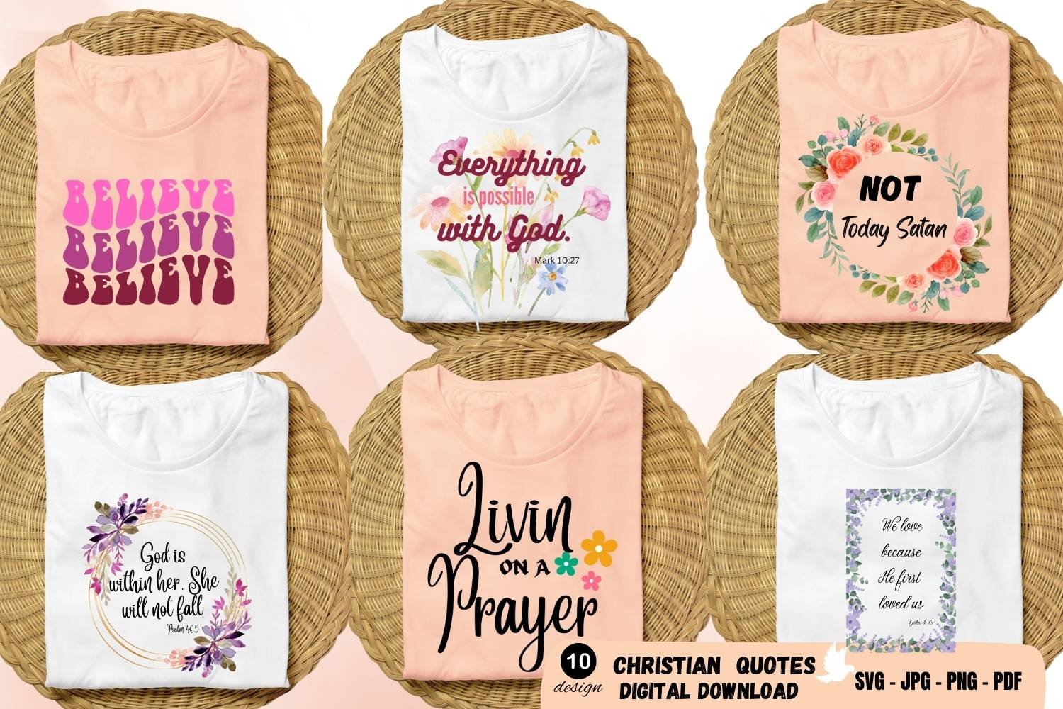 Religious Quotes Tshirt Design