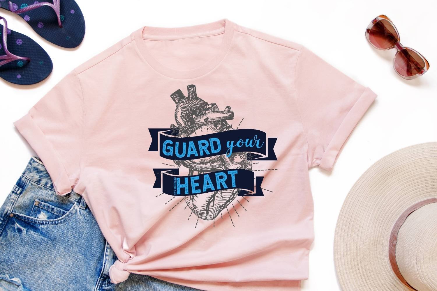 Guard your Heart Tshirt Design Print SVG PNG - Image 4
