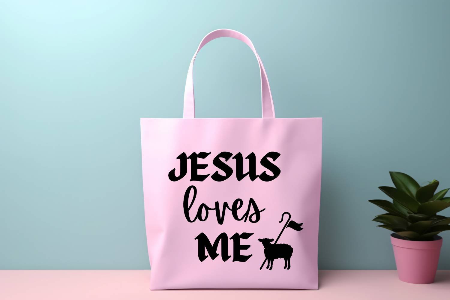 Jesus Loves Me Tshirt Design Print SVG PNG - Image 4