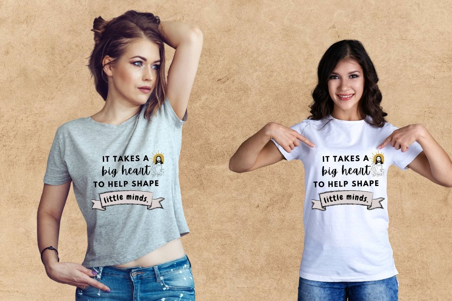 It takes Big Heart Tshirt Design Print SVG PNG - Image 3