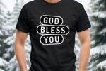 God Bless You Design Print