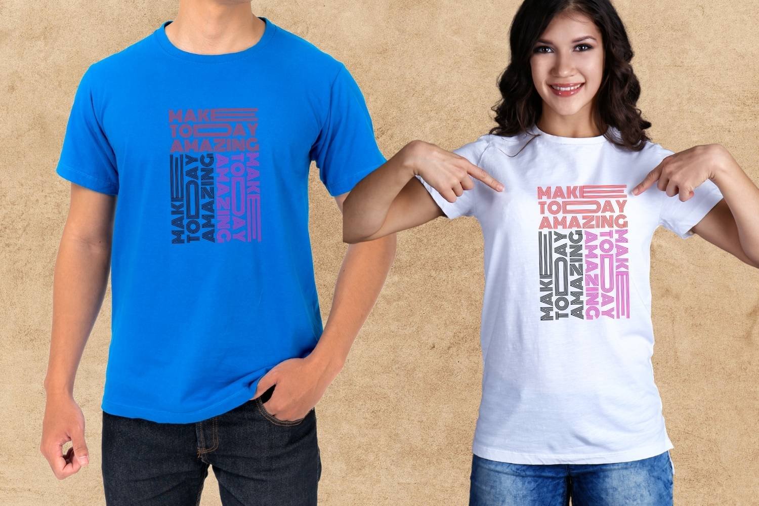 Positive Tshirt Design Make Today Amazing