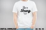 Bible Versus Tshirt Print SVG
