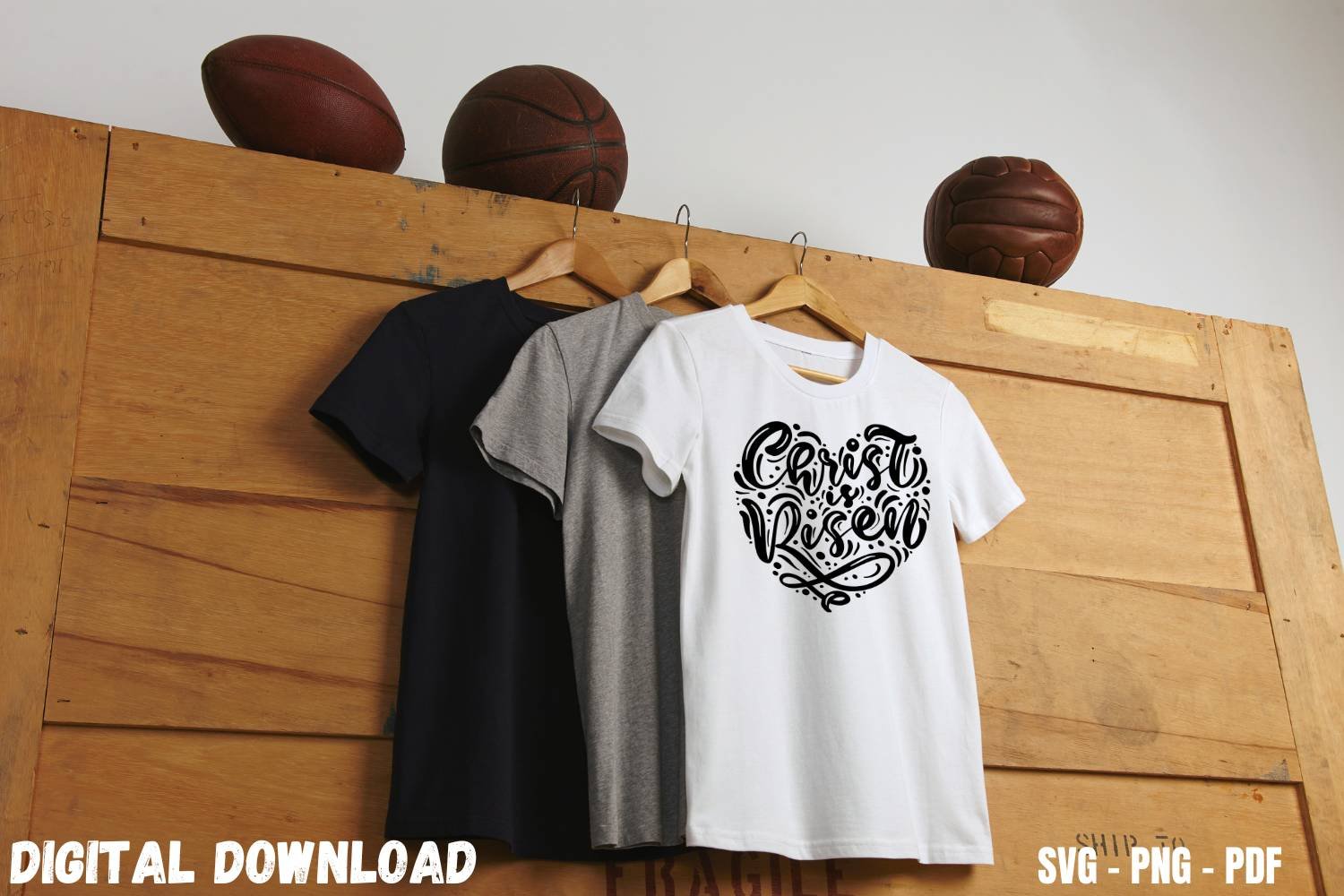 Christ is Risen Design Print SVG PNG - Image 2