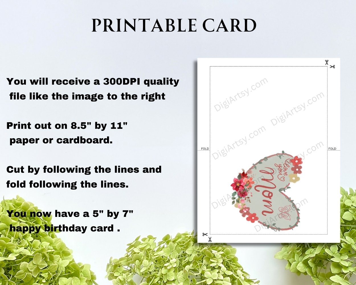 Happy Birthday Mom Print