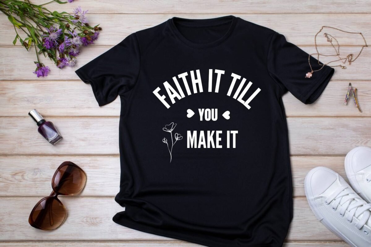 Positive Christian Tshirt Design